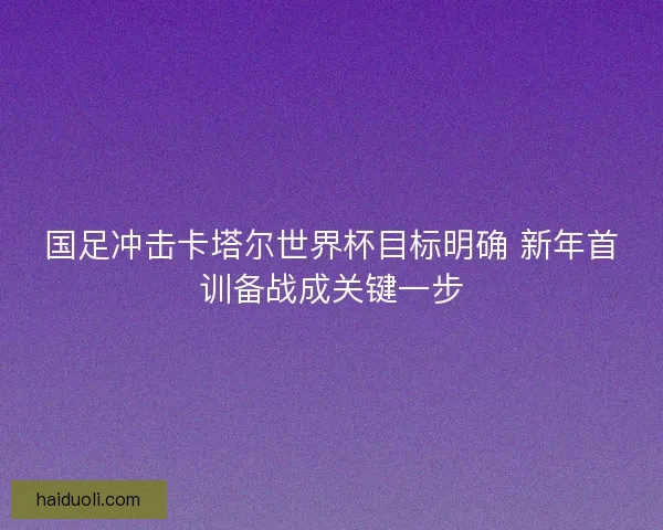 国足冲击卡塔尔世界杯目标明确 新年首训备战成关键一步